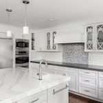 kitchen in newly constructed luxury home